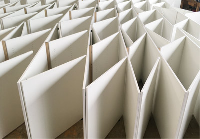 Messetheke Cateringtheke Klappbar KBS wei� mit Stellf��en