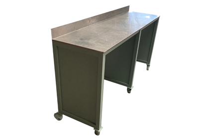 Empfangstheke Outdoortheke Edelstahltheke Work